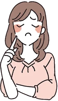 悩んでいる女性